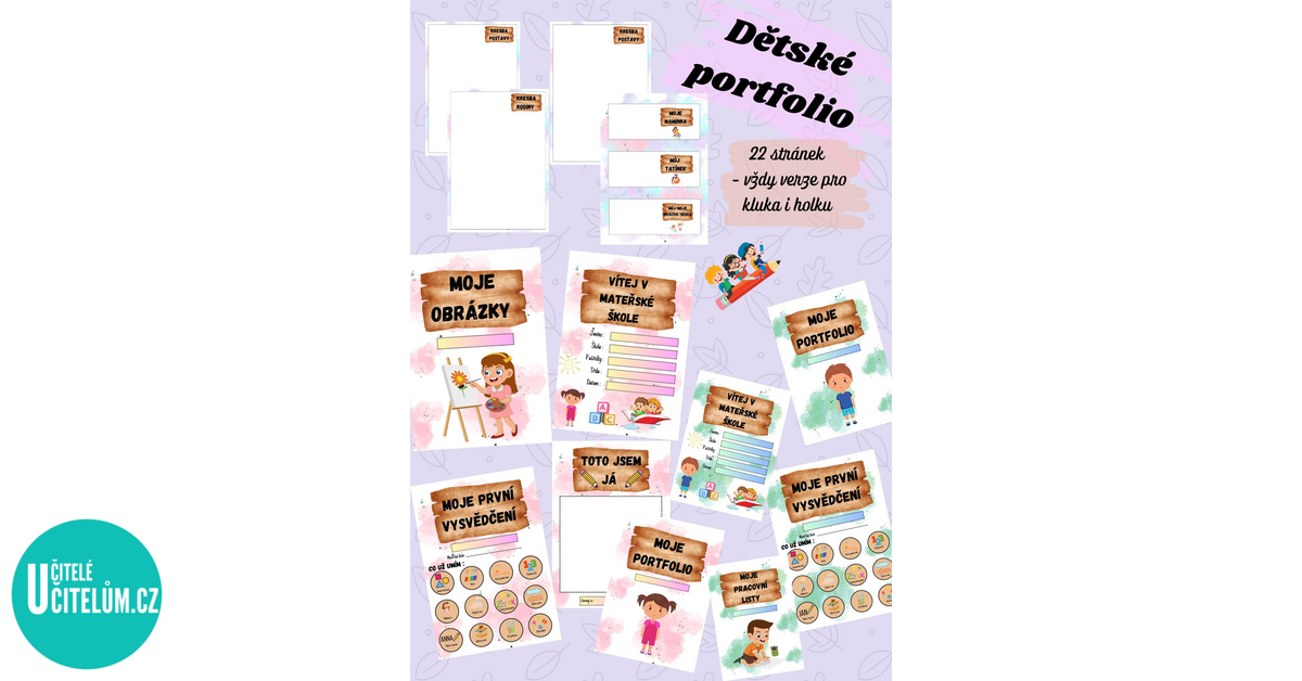 DĚTSKÉ PORTFOLIO 🎨🖌️ - Pracovní činnosti | UčiteléUčitelům.cz